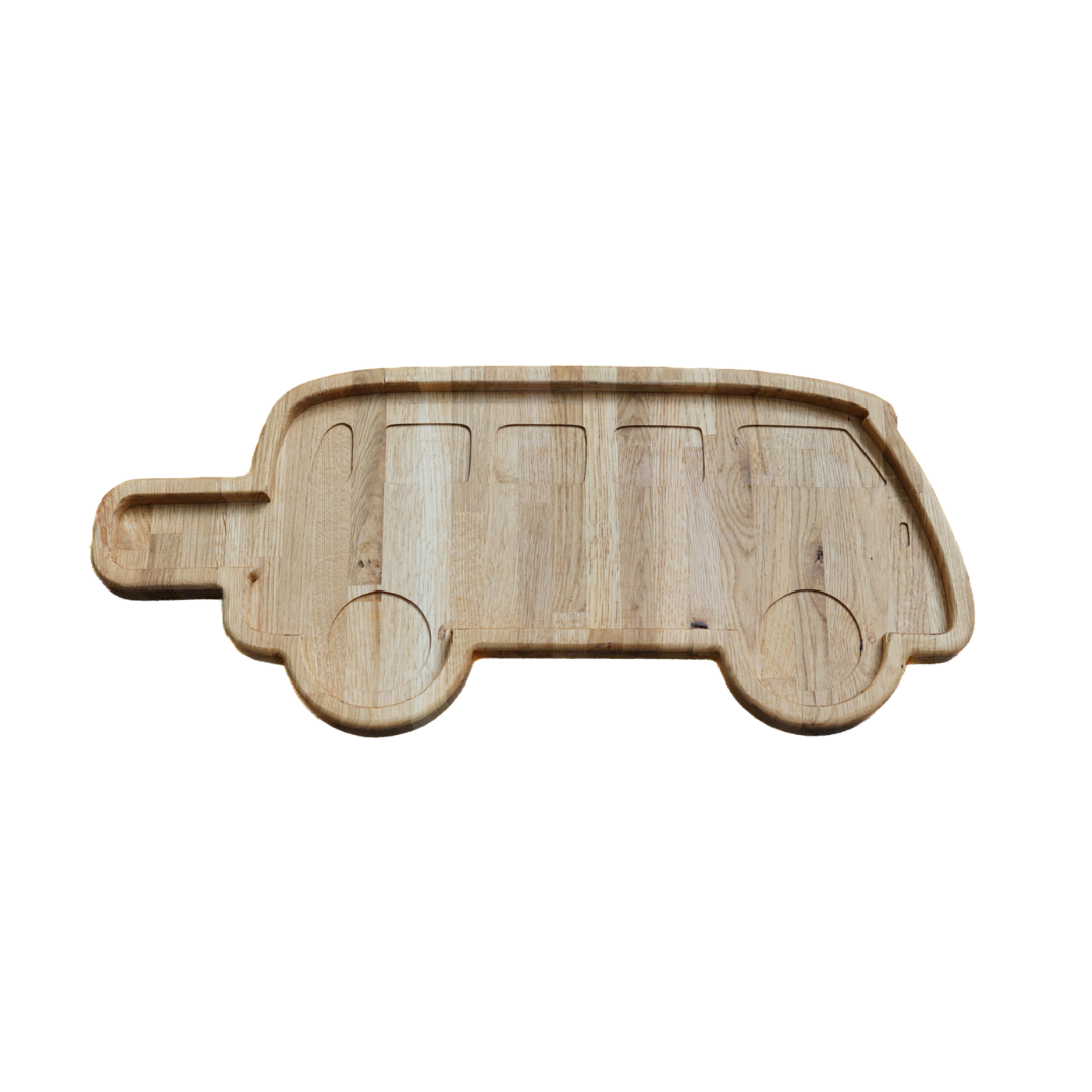Solid Oak Campervan Serving Tray - Cymru Camper Furniture Site
