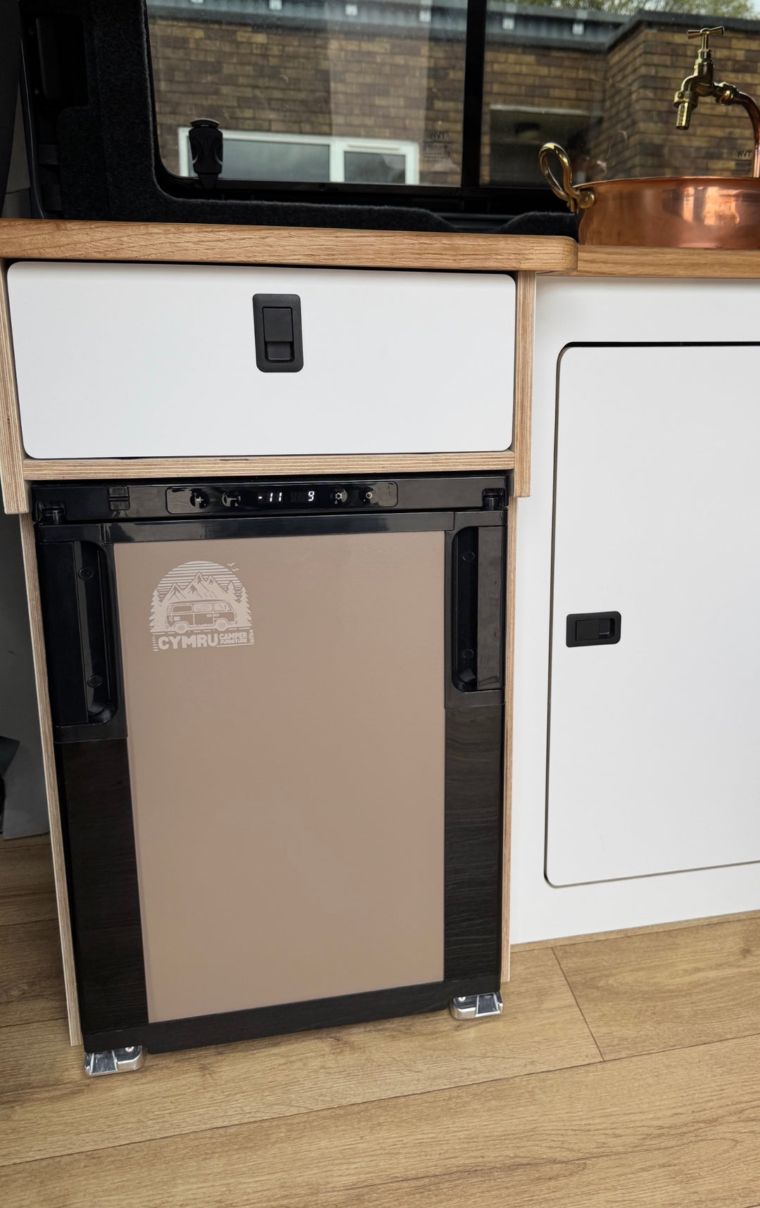 Campervan Fridge Insert - Alpicool Twin door laminated insert