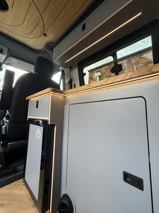 The 'Let There Be Light' Package | Oak Worktop LED Integration