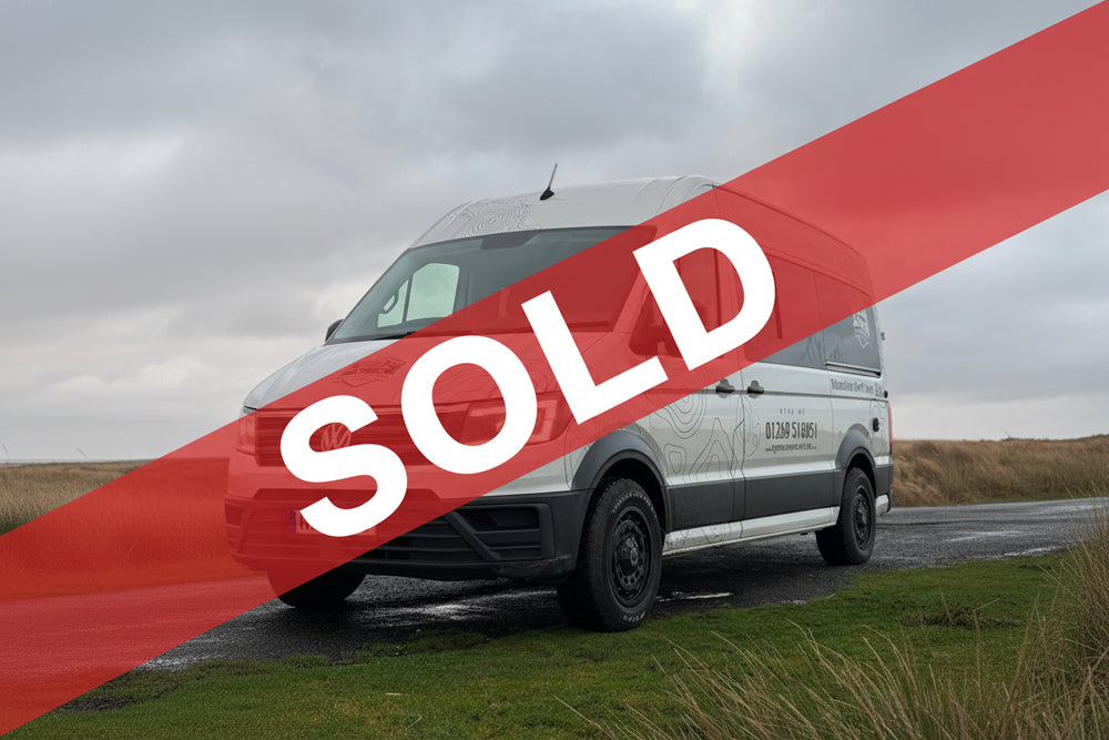 VW Crafter 2019 MWB Campervan - Full Off-Grid setup - 4 seater - SOLD - Cymru Camper Furniture Site