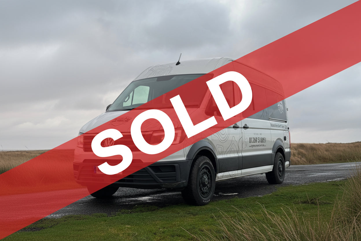 VW Crafter 2019 MWB Campervan - Full Off-Grid setup - 4 seater - SOLD - Cymru Camper Furniture Site