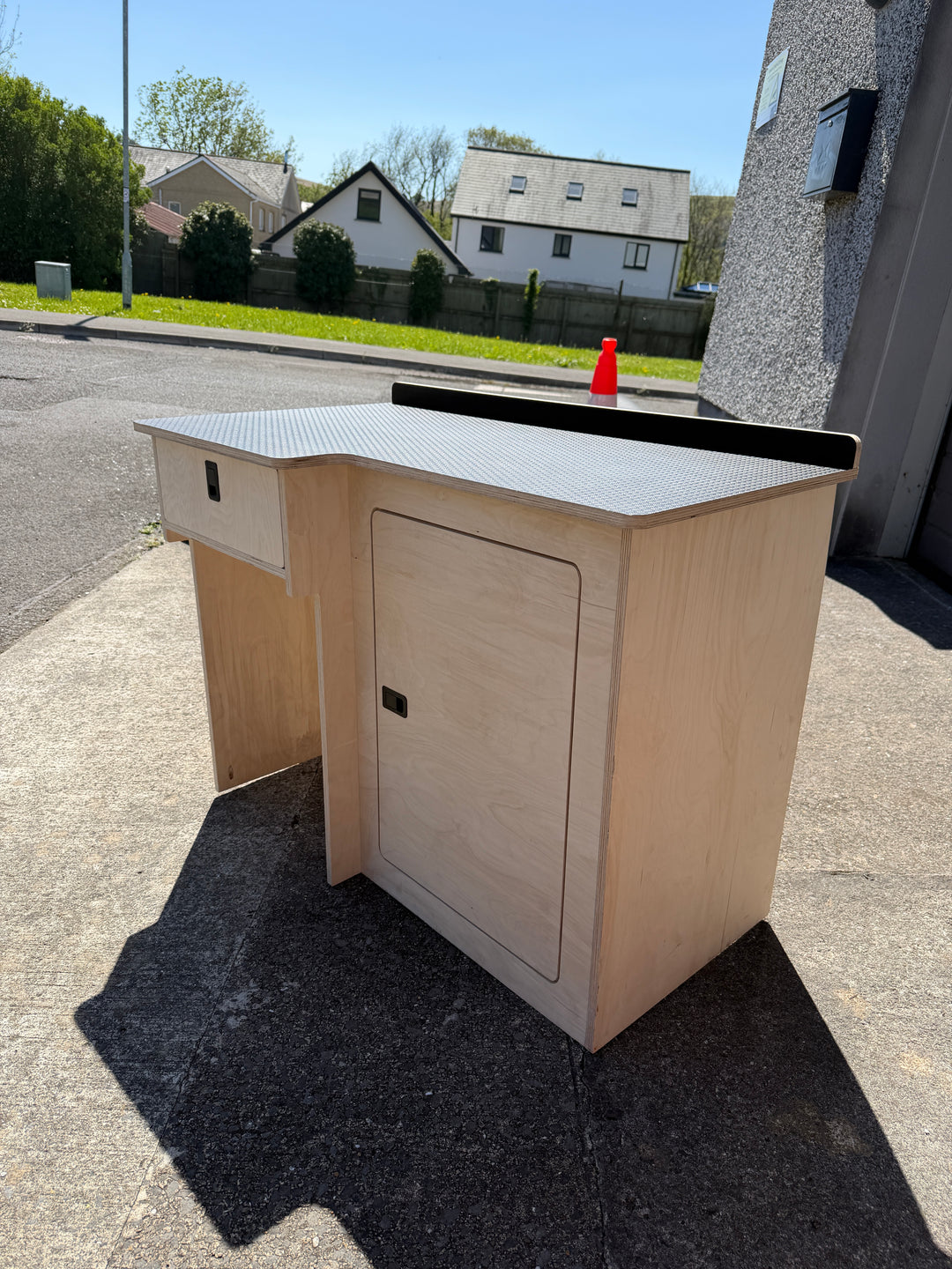 Kitchen Unit - Birch ply & Hexa Worktop