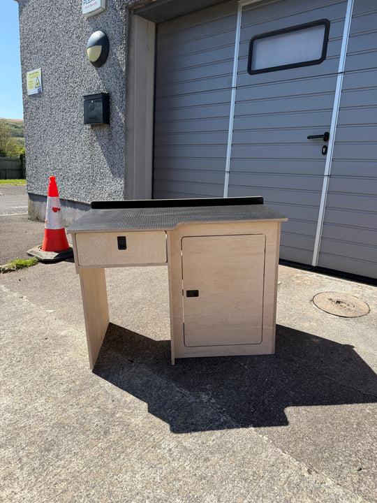 Kitchen Unit - Birch ply & Hexa Worktop