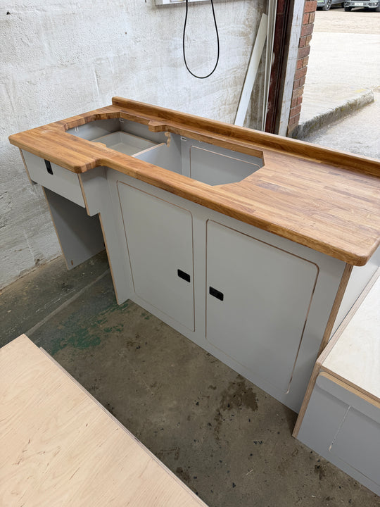 Transporter LWB Bench Style Furniture Bundle - Twin slider upgraded