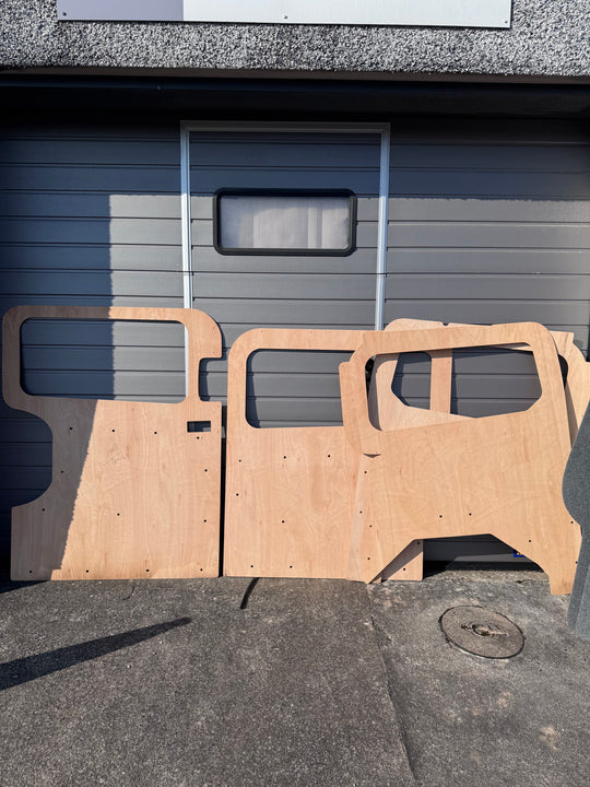 Transit Custom SWB ply lining kit - Full height ply panels