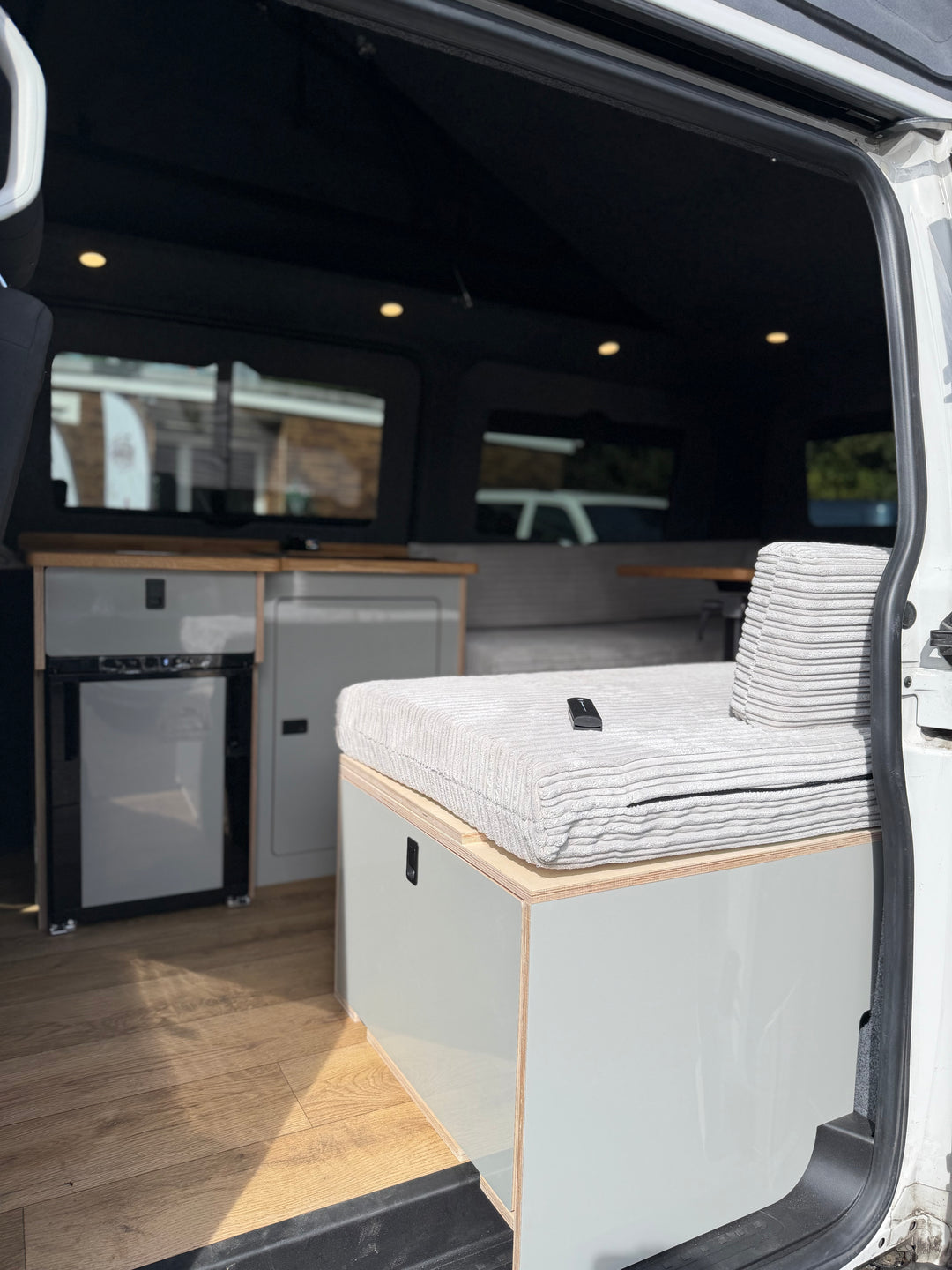 VW Transporter T6 DSG SWB Campervan -  White - 2017 - 74,800 miles - Cymru Camper Furniture Site