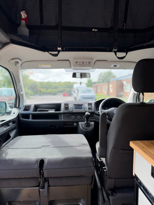 VW Transporter T6 DSG SWB Campervan -  White - 2017 - 74,800 miles - Cymru Camper Furniture Site