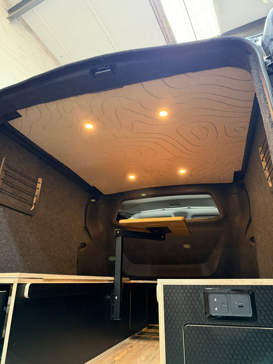 Engraved Birch Ply Roof