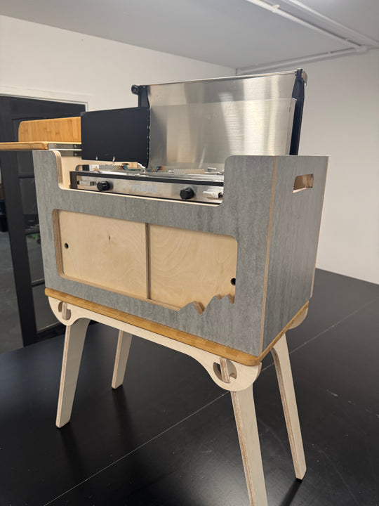 Kitchen Box - Portable cooking station & fold away table