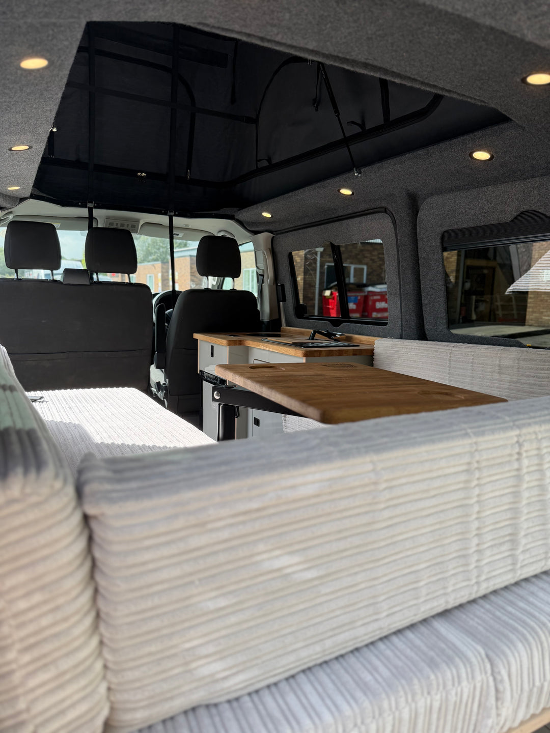 VW Transporter T6 DSG SWB Campervan -  White - 2017 - 74,800 miles - Cymru Camper Furniture Site