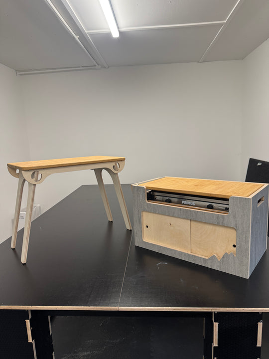 Kitchen Box - Portable cooking station & fold away table