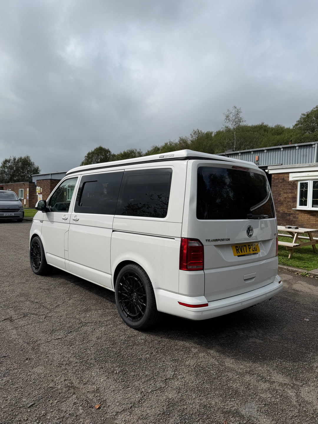 VW Transporter T6 DSG SWB Campervan -  White - 2017 - 74,800 miles - Cymru Camper Furniture Site