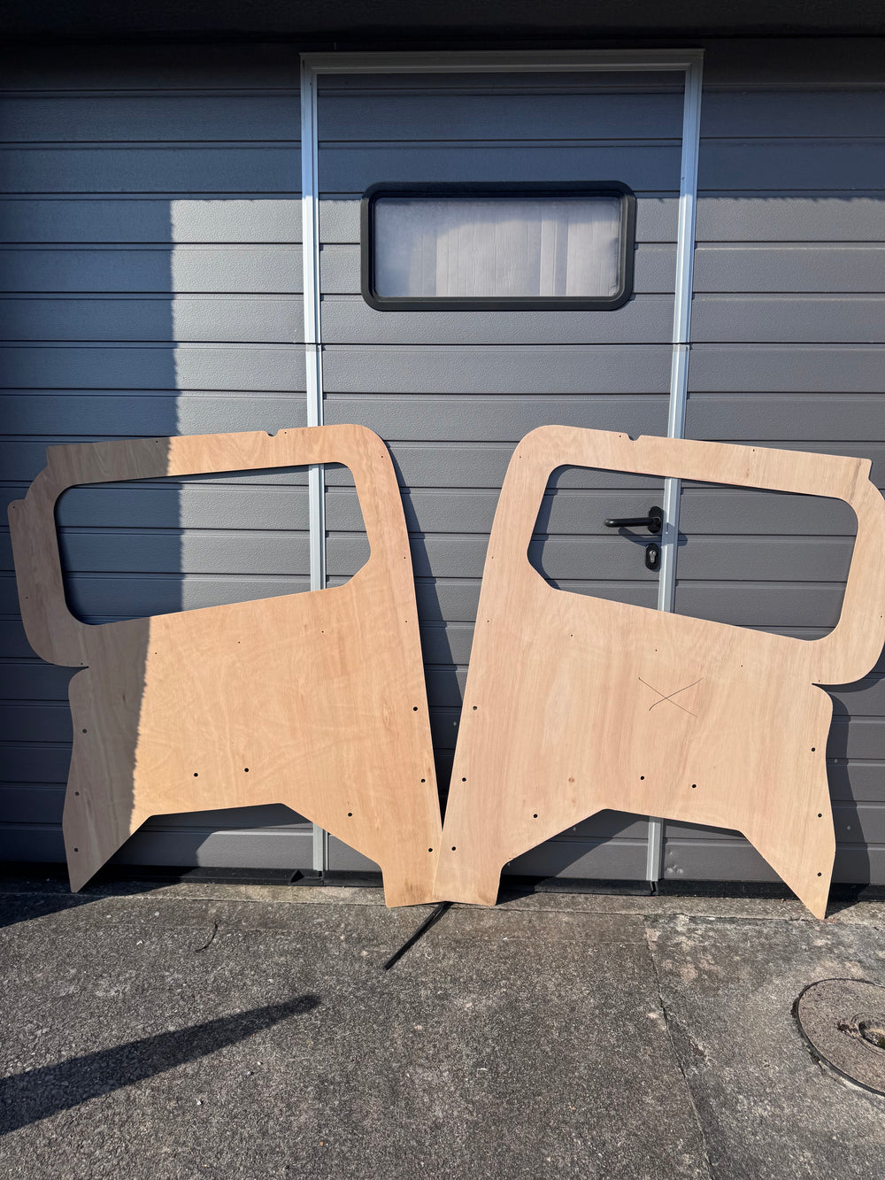 Transit Custom SWB ply lining kit - Full height ply panels