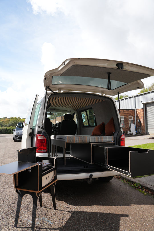 VW Transporter Kombi Single Bench Unit - Pull Out Bed & Kitchen System