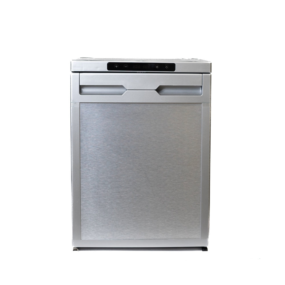 50L 12V Campervan Fridge - Silver or Black - Cymru Camper Furniture Site