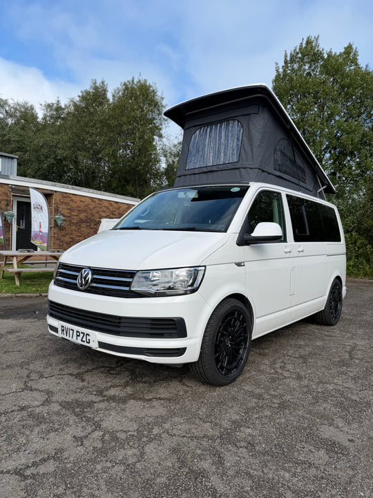 VW Transporter T6 DSG SWB Campervan -  White - 2017 - 74,800 miles - Cymru Camper Furniture Site