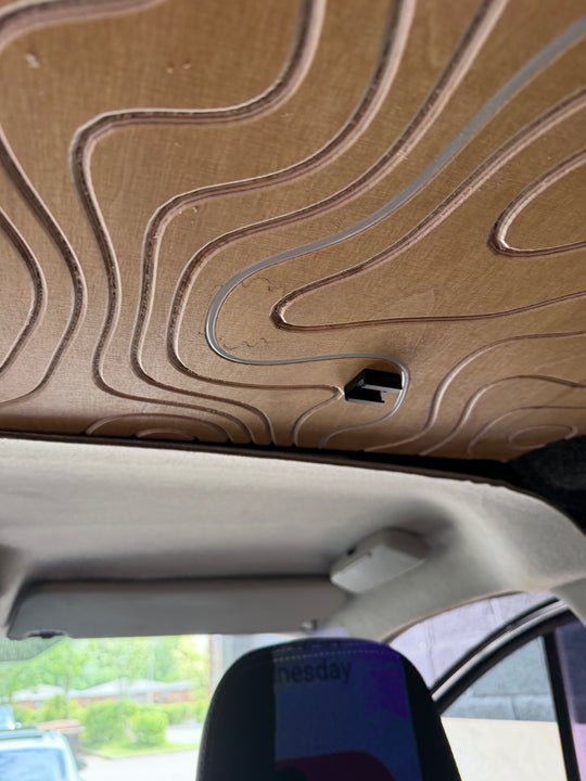Ultimate Van Cinema - Projector with Ceiling Mount & Retractable Screen - Cymru Camper Furniture Site