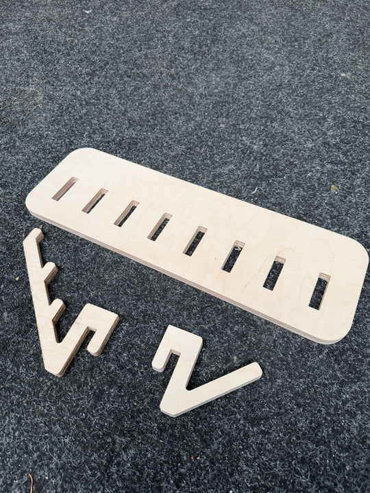 ModuSlot - Modular Peg Board - Cymru Camper Furniture Site