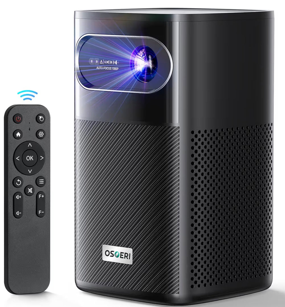 Ultimate Van Cinema - Projector with Ceiling Mount & Retractable Screen - Cymru Camper Furniture Site