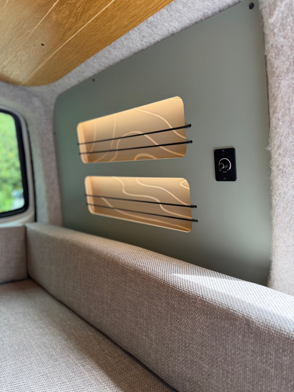 Wheel Arch Panels with Integrated Storage Pockets – Supplied & Fitted - Cymru Camper Furniture Site