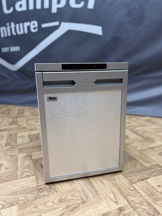 Alpicool 50L Twin-Door 12V Campervan Fridge - Silver - Used