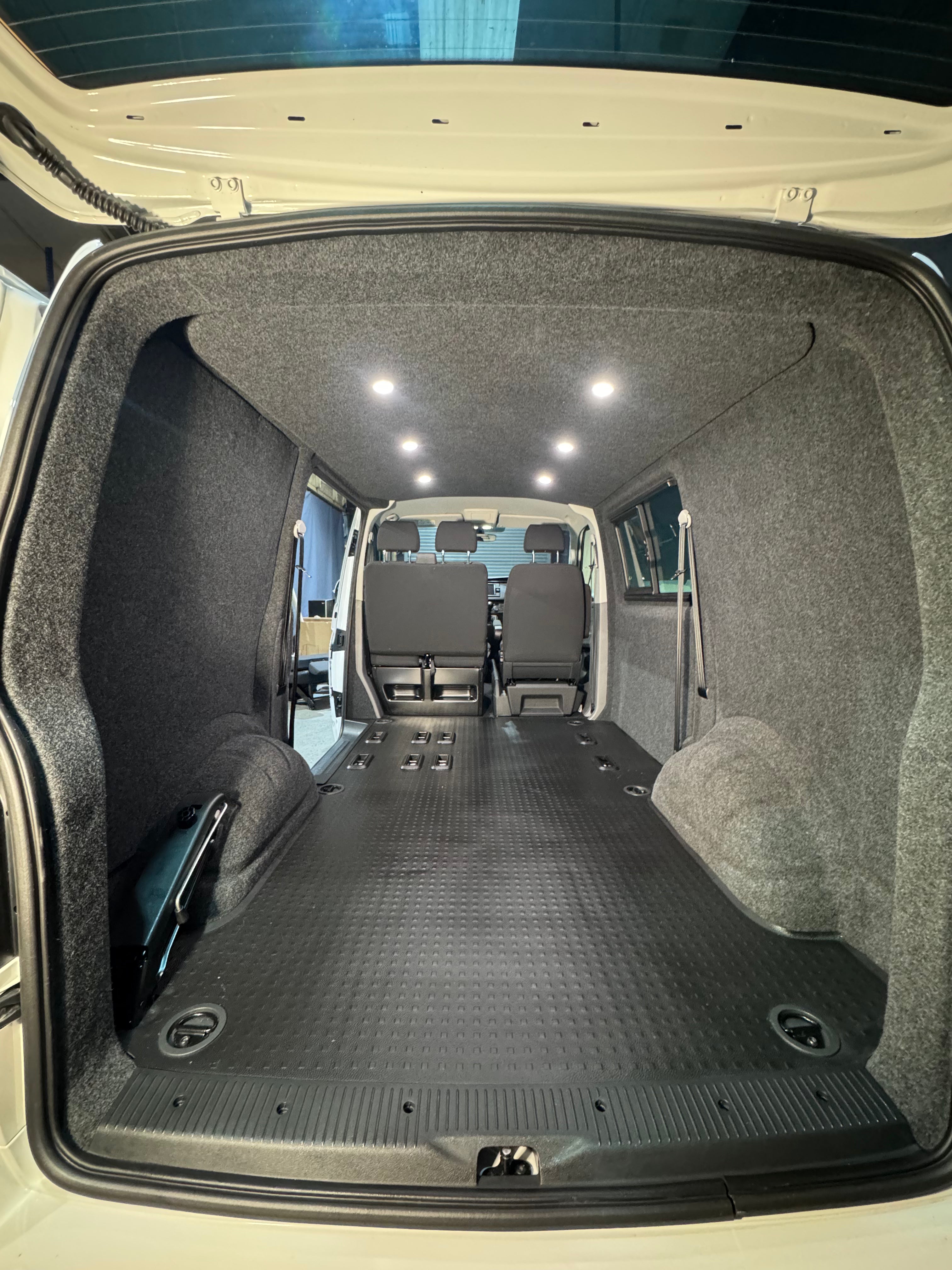 Deluxe Carpet Lining - Campervan Interior Lining - SWB & LWB - Cymru Camper Furniture Site