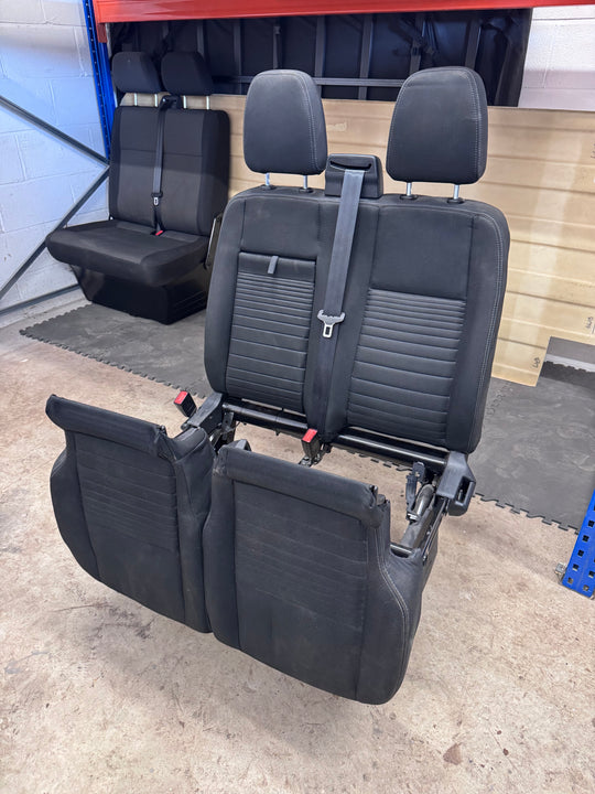 Transit Custom Heated Double Seat - Cymru Camper Furniture Site