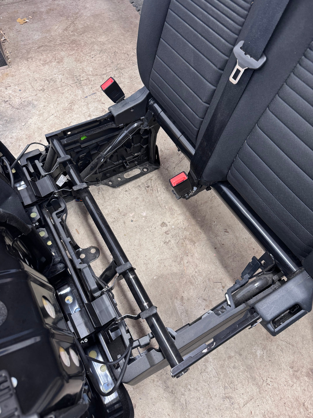 Transit Custom Heated Double Seat - Cymru Camper Furniture Site