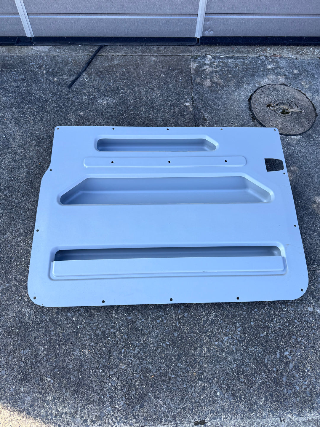 Transporter Sliding Door Storage Pocket - Cymru Camper Furniture Site
