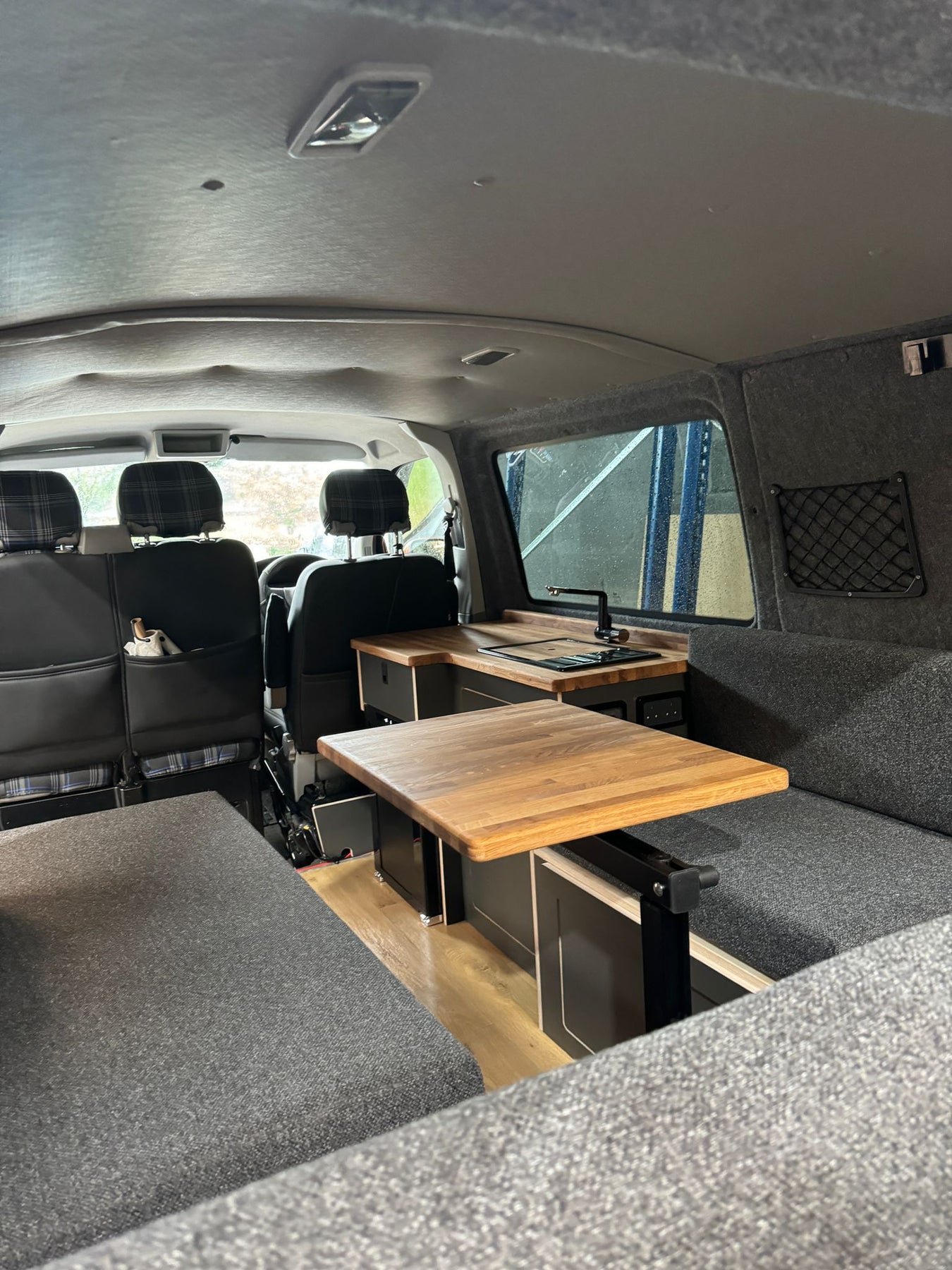 Swivel Table For Rv 360 Swivel Oak Table | Cymru Camper Furniture