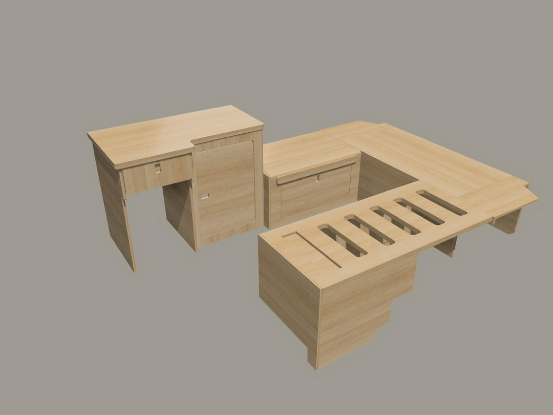 U Shape Bundle - Dryslwyn - Cymru Camper Furniture Site