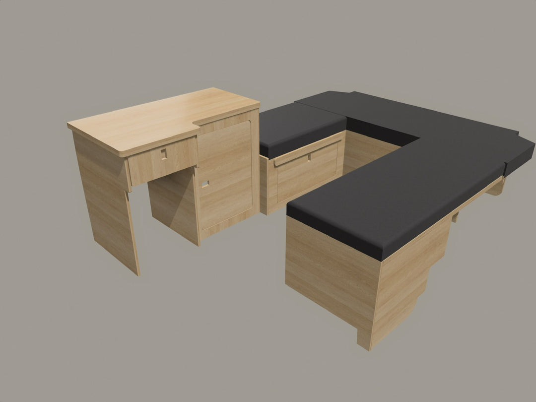 U Shape Bundle - Dryslwyn - Cymru Camper Furniture Site