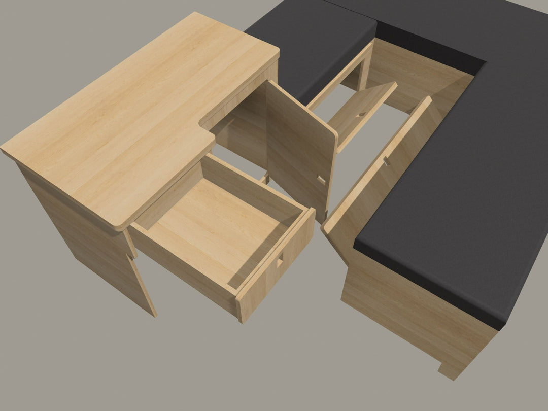 U Shape Bundle - Dryslwyn - Cymru Camper Furniture Site