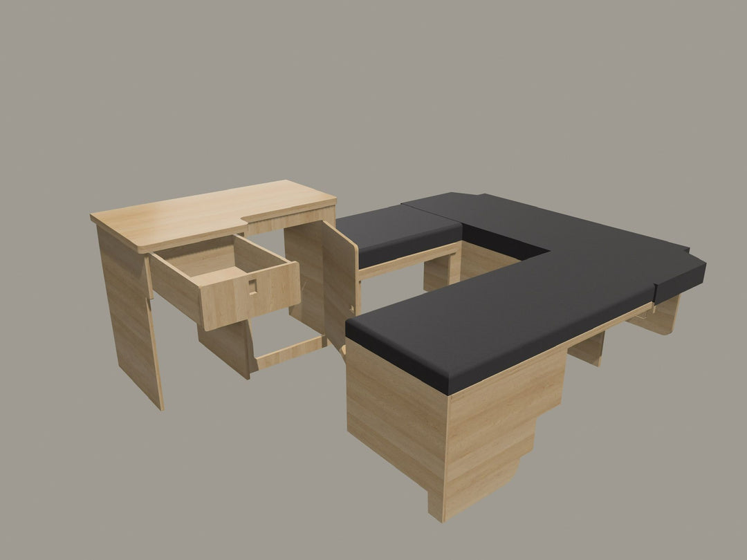 U Shape Bundle - Dryslwyn - Cymru Camper Furniture Site