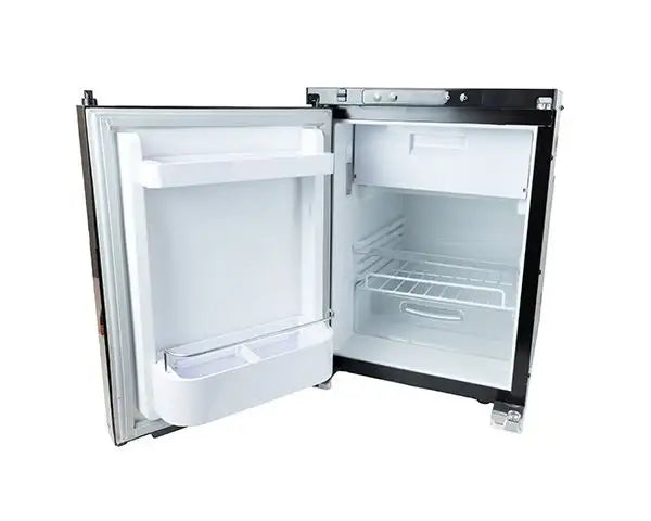 50L Alpicool Twin-Door 12V Campervan Fridge - Black - Cymru Camper Furniture Site