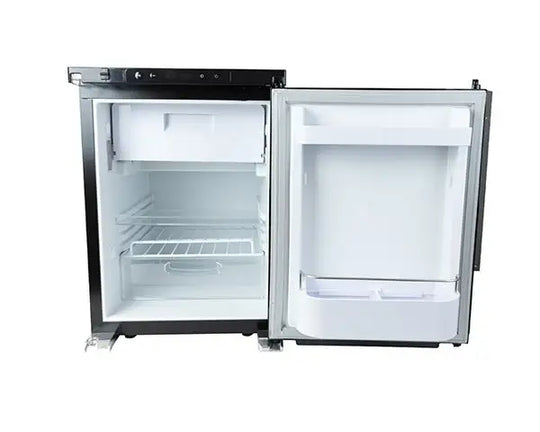 50L Alpicool Twin-Door 12V Campervan Fridge - Black - Cymru Camper Furniture Site